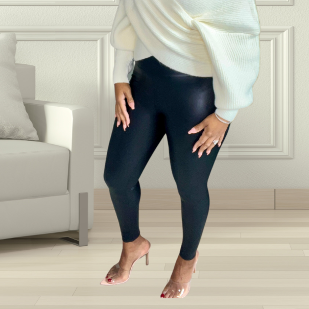FAUX LEATHER LEGGINGS