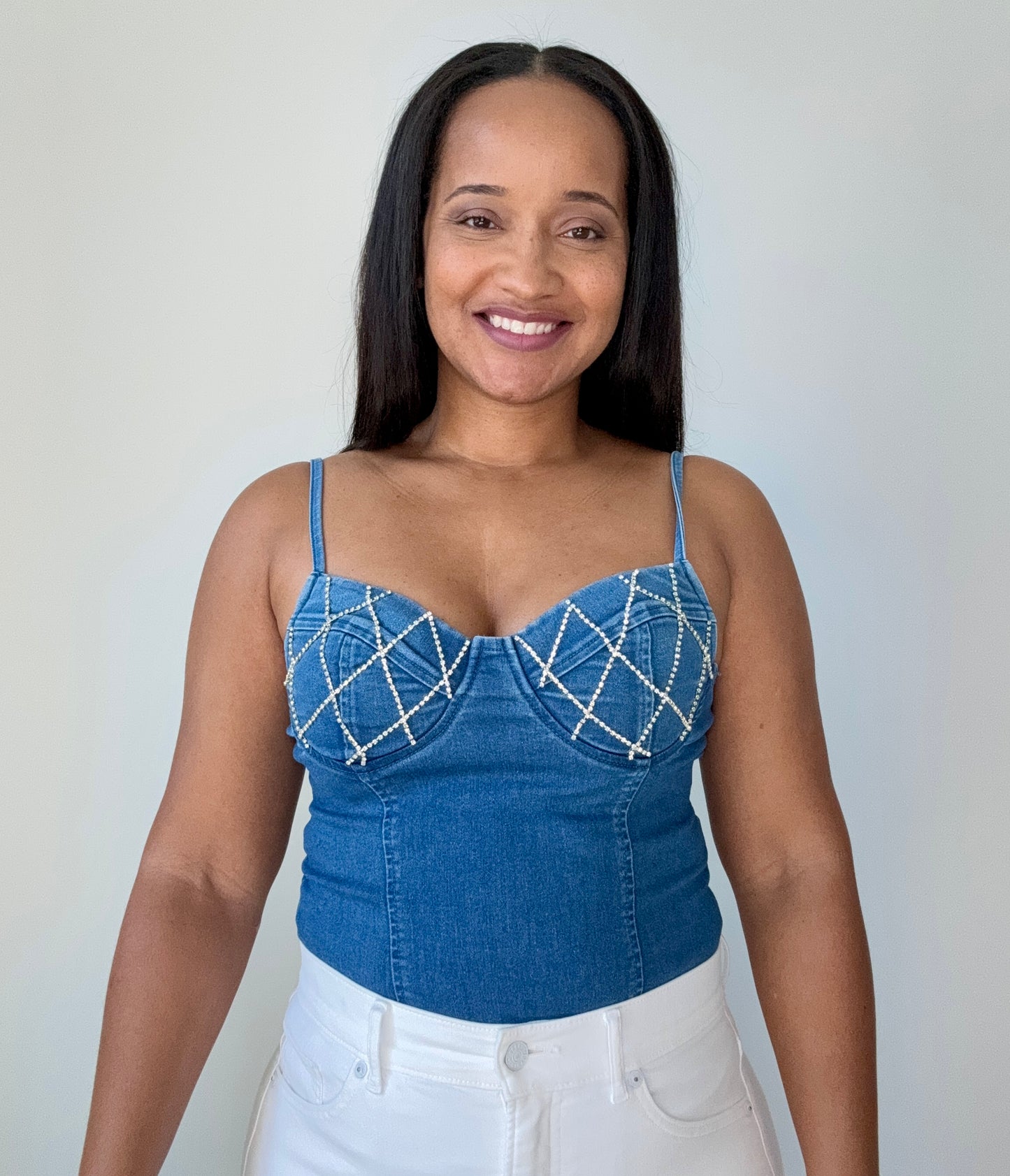 DENIM BODYSUIT
