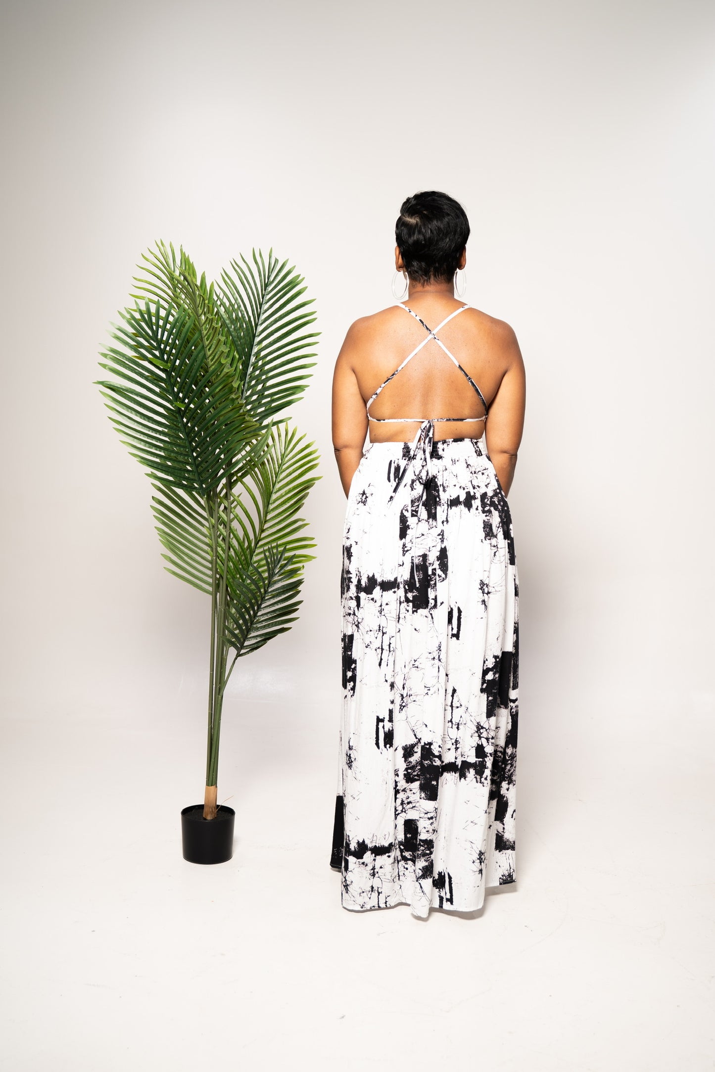 maxi dress back view