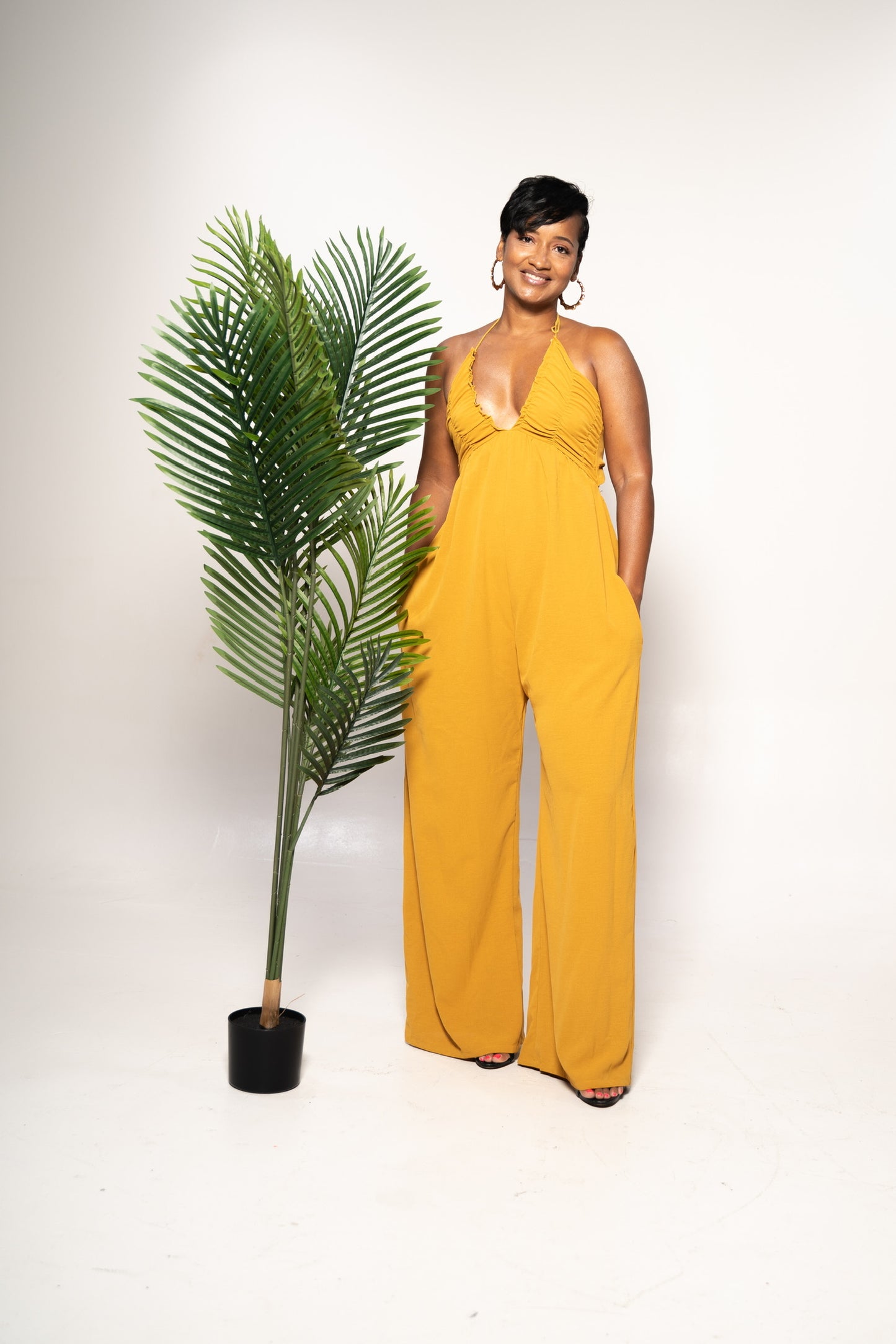 jumpsuit front view