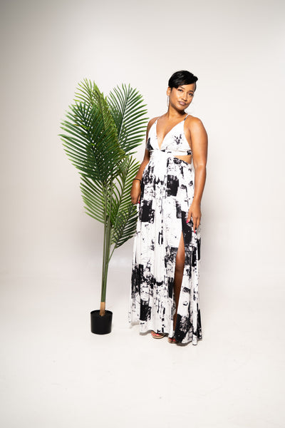 Side Slit Maxi Dress